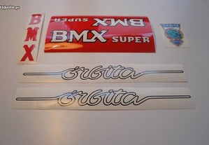 Orbita BMX SUPER BTT Autocolantes emblemas