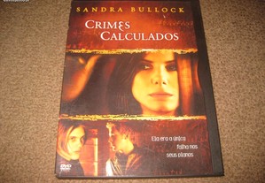 DVD "Crimes Calculados" com Sandra Bullock/Snapper/Raro!