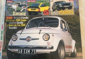 Revista Gazoline 53 Janeiro 2000 - Fiat Abarth 695 SS Assetto Corsa e mais