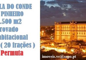 Terreno aprovado ( pip ) para construção ( 20 frações ) zona de Vilar do Pinheiro