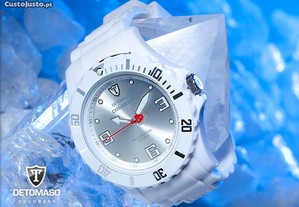 Relógio DETOMASO Colorato Branco XL, 48mm
