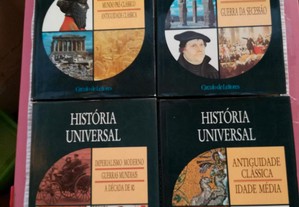 Enciclopédia da História Universal. 4 Volumes