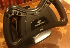 Sega Saturn, Arcade Racer, Steering Wheel, Volante