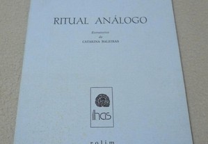 António Barahona, "Ritual Análogo" (Poesia)