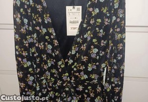 Vestido Floral Preta Colcci | Vestido Feminino Colcci Usado 127415458