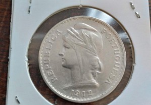 Moeda de 50 centavos em prata de 1912