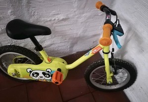 Bicicleta criança infantil opção rodinhas