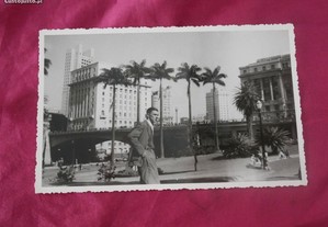 Foto Original do Parque Anhangabaú em São Paulo 1946.