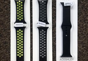 Bracelete de silicone Apple Watch 38mm / 40mm / 41mm