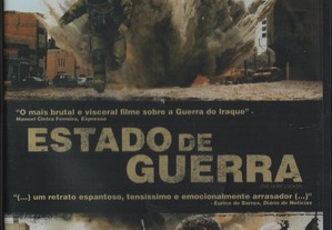 Dvd Estado de Guerra - guerra - selado - extras