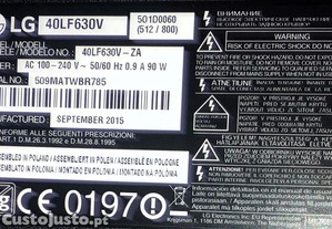 Peas para TV LG 40LF630V-ZA