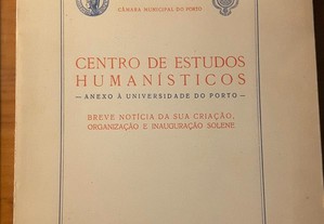 Centro de Estudos Humanísticos Univ. do Porto