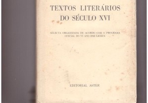 Textos Literários do Séc. XVI