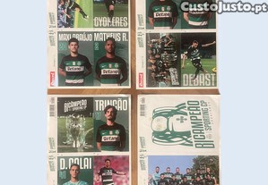 Autocolantes Record Sporting Bicampeão Entrega Nº 11, 12, 13 1 14