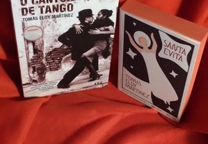 2 livros novos de Tomás Eloy Martínez: O Cantor de Tango / Santa Evita