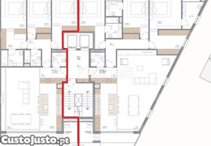 Apartamento T3 Direito No Piso 4G C/ 171M² -...
