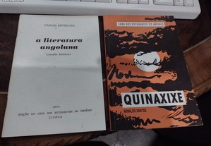 Quinaxixe / A Literatura Angolana 2 livros