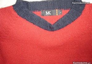 Camisola Juvenil Vermelha e Azul da MK -Tamanho L