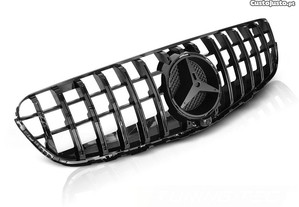 Grelha MERCEDES GLC C253 X253 de 15-18 Em Plastico ABS LOOK GTR em preto brilhante