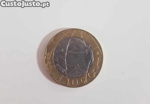 Moeda de 1000 Liras Itlia 1998