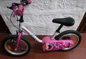 Bicicleta criança roda 14 c opção rodinhas