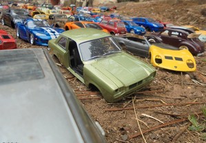 1 18 miniaturas-peças Ford Escort Mk1