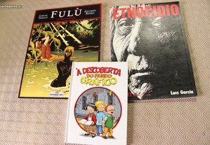 2 Livros bd Fulù / Etnocido / mundo gráfico