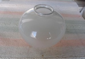 Globo vidro antigo para candeeiros