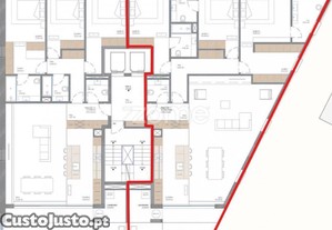 Apartamento T3 Esquerdo No Piso 6L C/ 200M² -...