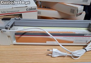 Mquina eltrica para selar sacos plsticos a quente + 5 embalagens de sacos-NOVA