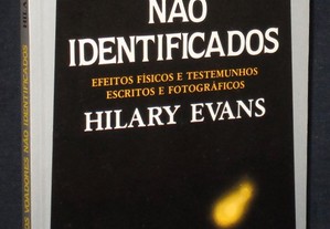 Livro No rasto de  Objectos Voadores Não Identificados Hilary Evans