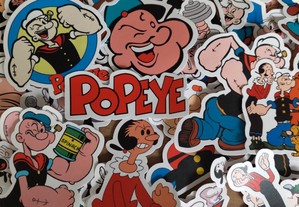 50 Autocolantes Stickers Popeye