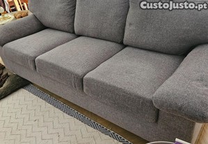 Sof 3 lugares cizento