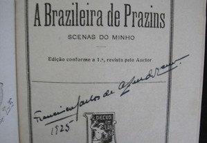 A Brasileira de Prazins. Camillo Castello Branco.