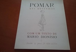 Pomar XVI desenhos com um texto de Mario Dionisio