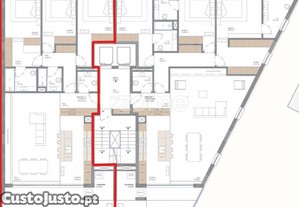 Apartamento T3 Direito No Piso 6K C/ 179M² -...