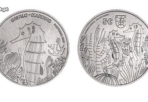 Portugal cavalo marinho 2021 moeda 5EUR
