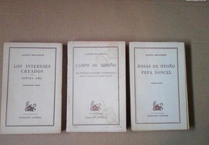 3 libros Jacinto Benavente