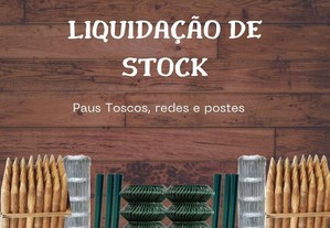 Postes Toscos, Redes- Liquidação de Stock!