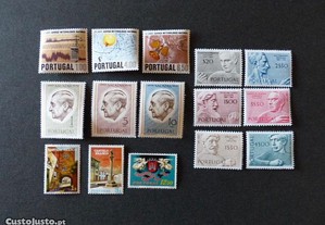 Selos de Portugal - 1971, novos, incluindo Salazar
