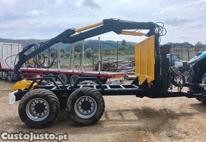 Reboque florestal 4x4 grua florestal cranab
