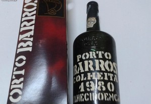 Vinho do Porto Barros Colheita1980