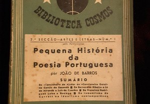 João de Barros - Pequena História da Poesia Portuguesa
