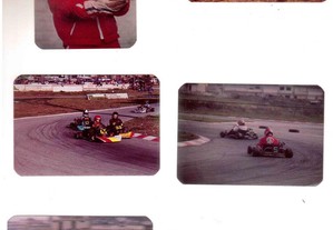 Coleção completa e numerada de 12 calendários sobre Karting 1985