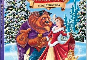 DVD: A Bela E O Monstro O Natal Encantado E.E Disney - NOVO! SELADO!