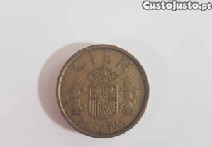 Moeda de 100 Pesetas 1988