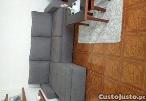 Sofá longo em l usado