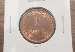 Moeda de 1 escudo de 1974 Angola