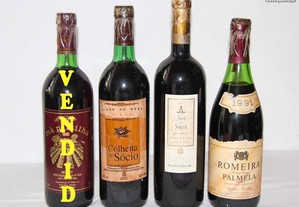 Vinhos tintos de 1991 (com 33 anos)