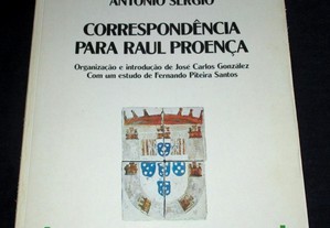 Livro Correspondência para Raul Proença António